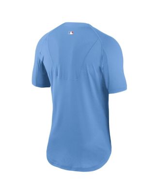 Мужская футболка Nike Royal Chicago Cubs City Connect Performance с регланом и базовым слоем