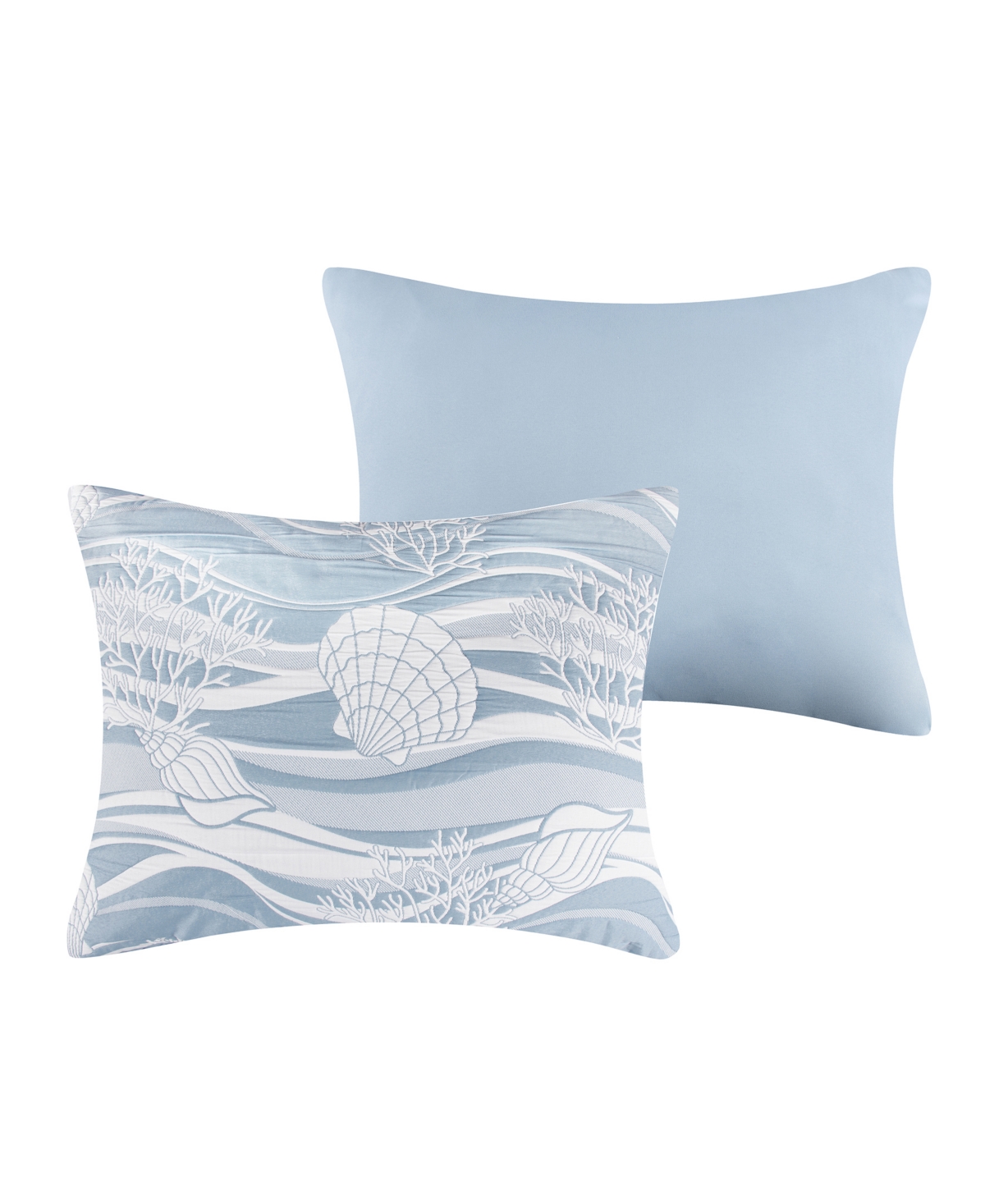 Greenland Home Fashions Dover Reversible Matelasse 3-pc. Coverlet Set, Full/queen In Tidal Blue