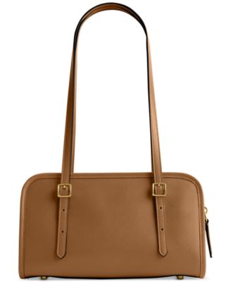 Swing Zip Small Leather Shoulder Bag