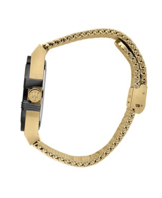 Men's Date Gold Metal Band Watch, 42mm