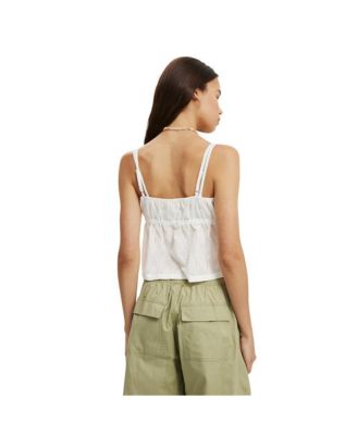 ХЛОПКОВАЯ женская майка Lola Tie Up Cami