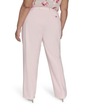 Прямые брюки современного покроя средней посадки Calvin Klein Plus Size