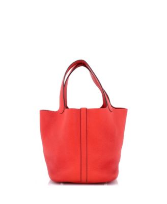 Бывшая в употреблении сумка HERMES MM Picotin Lock Clemence