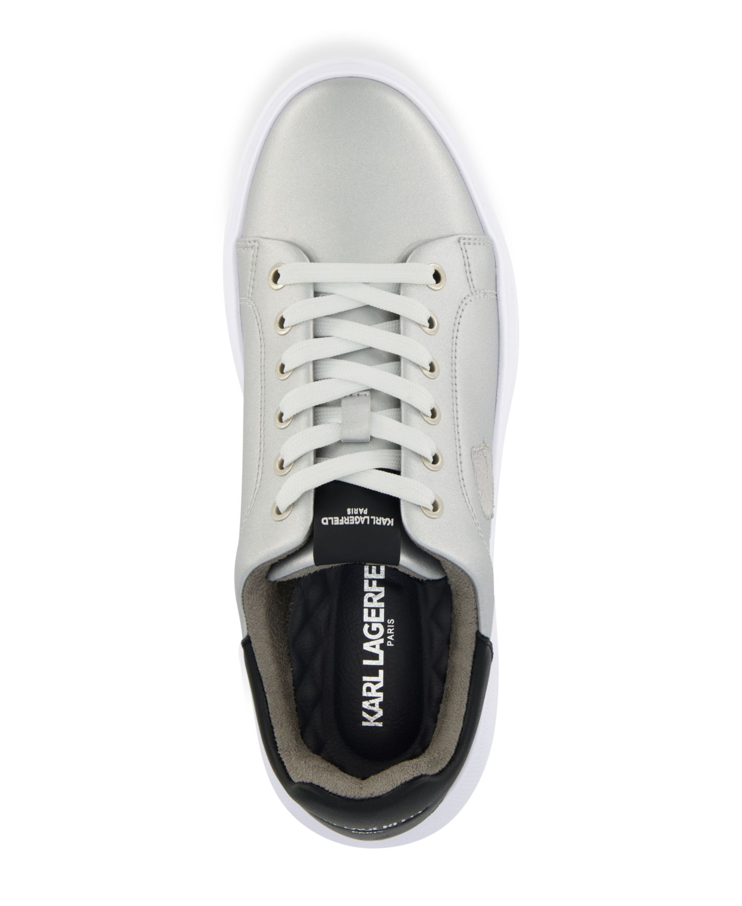 Men's Embroidered Karl Head Profile Sneakers