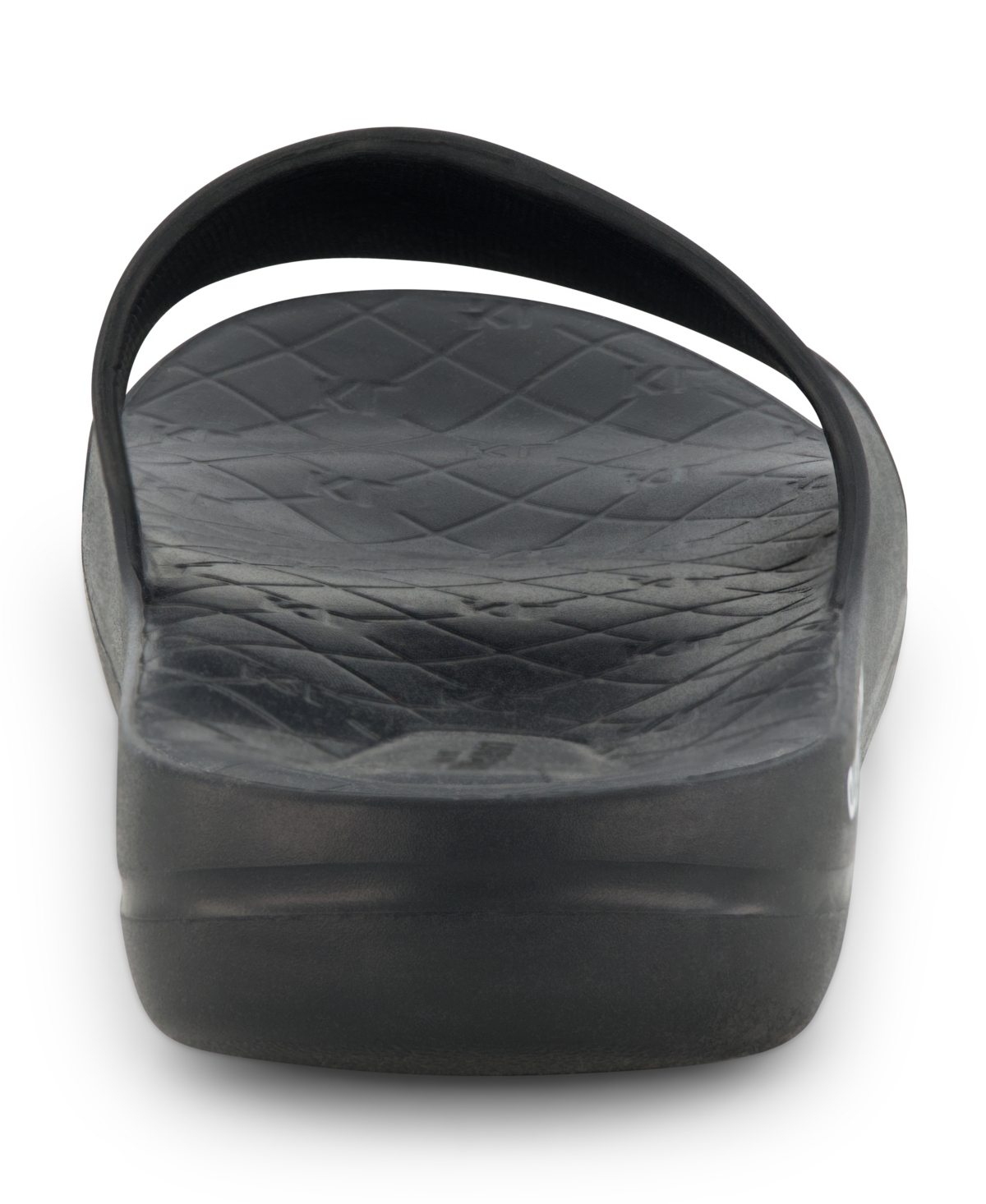 Karl Lagerfeld Men's Signature Logo Pool Slide In Black