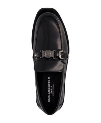 Men's White Label Box Leather Moc Toe Loafers