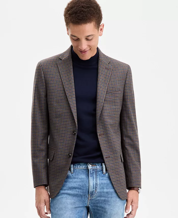 Men's Modern-Fit Check Sport Coat - thumbnail 7