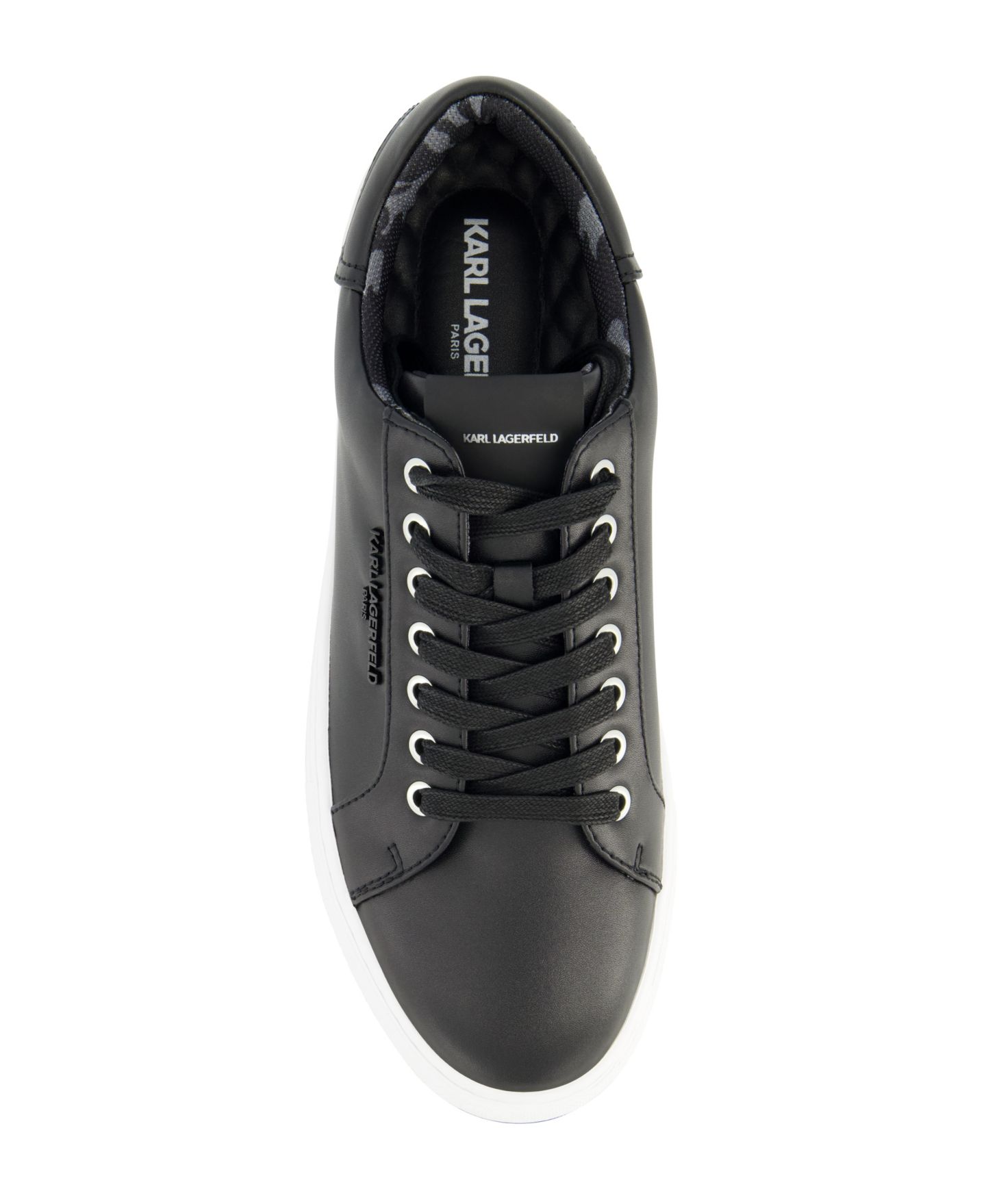 Мужские кроссовки KARL LAGERFELD PARIS Mael- Lace Up, цвет: Чёрный — фото 5