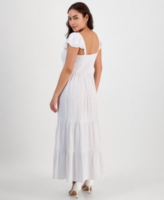 Многослойное макси-платье с развевающимися рукавами JAMIE & LAYLA Petite Sweetheart