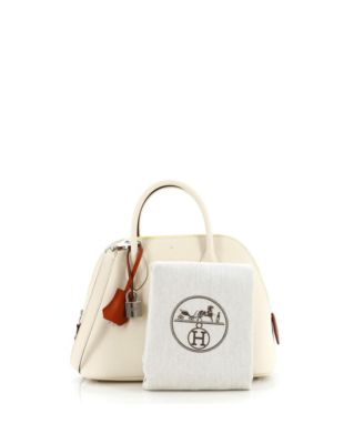 Бывшая в употреблении сумка HERMES 25 Bolide 1923 Трехцветная Epsom