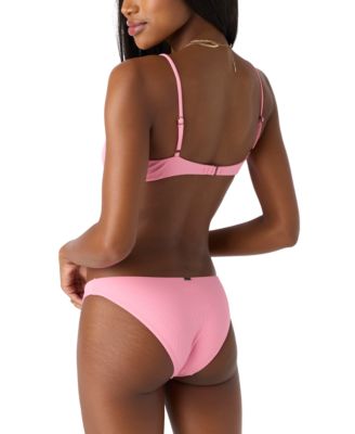 Топ-бикини в рубчик с узлом спереди от O'Neill Juniors и хипстерские плавки