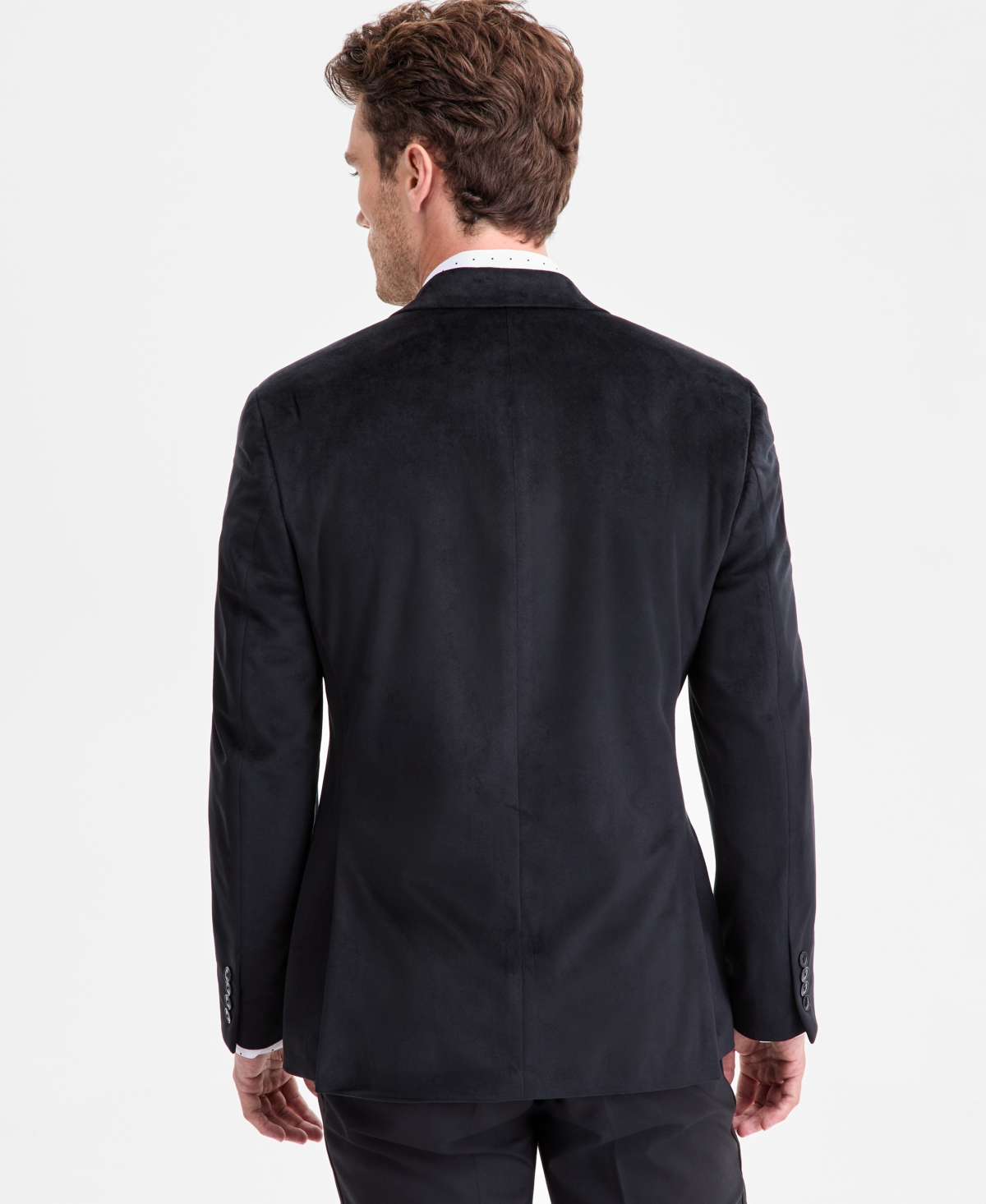 Bar Iii Men's Slim-fit Velvet Sport Coat, Exclusively At Macy's In Black