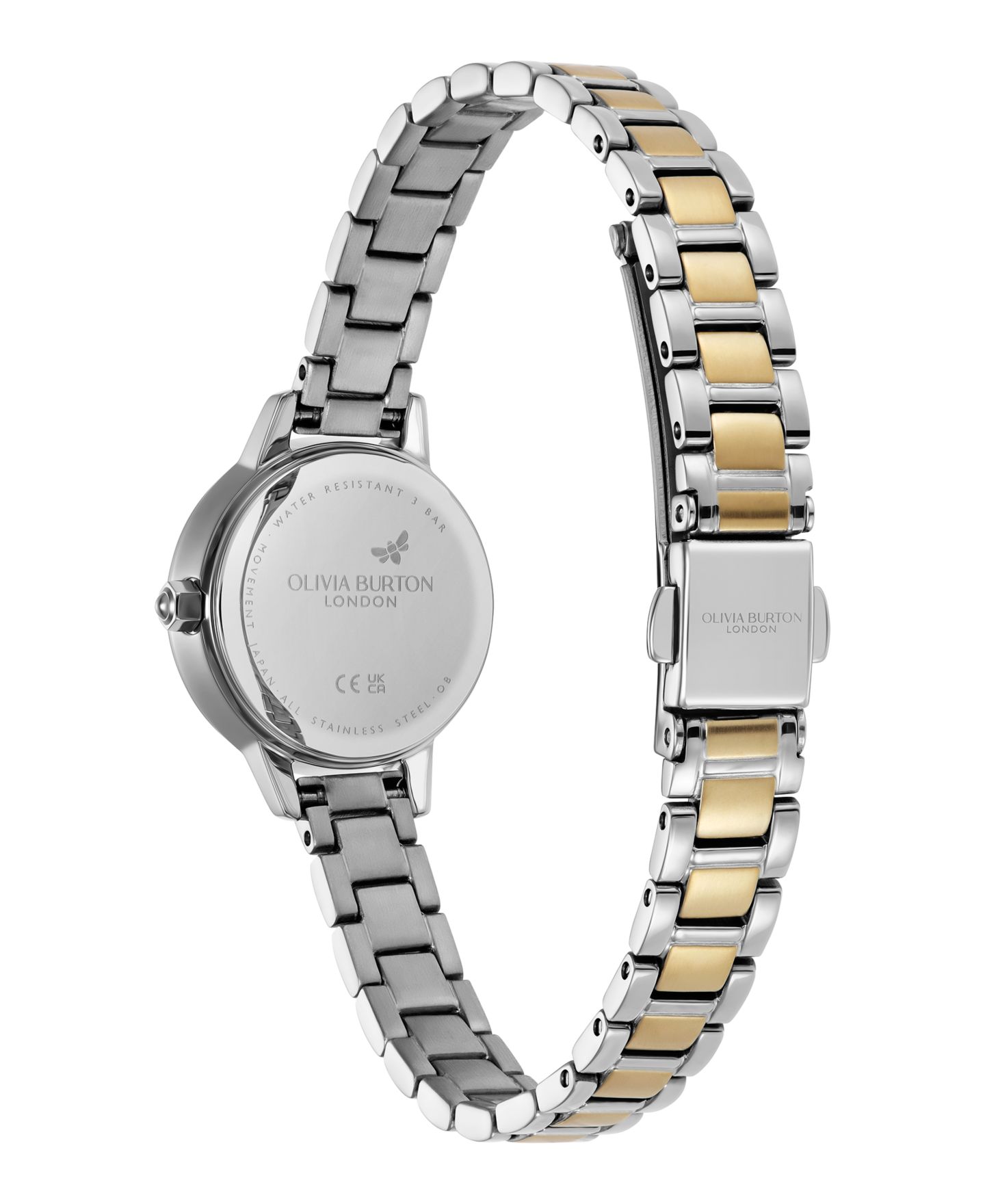 Женские часы Olivia Burton Mini Classic с двухцветным стальным браслетом, 23 мм — фото 4