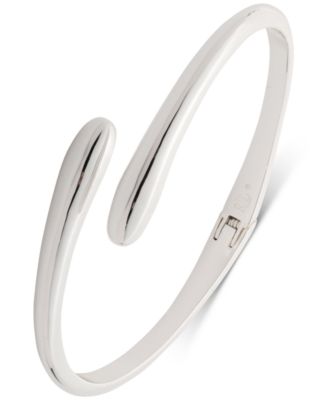 Серебристый скульптурный браслет Lauren Ralph Lauren