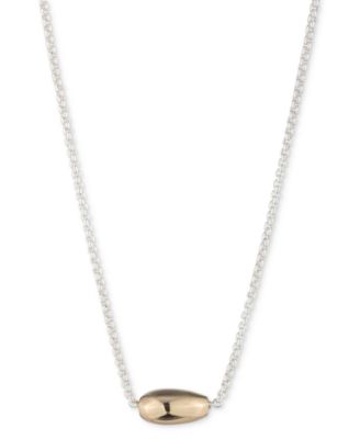 Двухцветное ожерелье-груша Lauren Ralph Lauren, удлинитель 16 дюймов + 3 дюйма