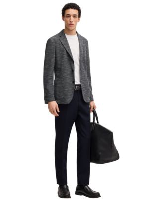 Men's Micro-Patterned Slim-Fit Blazer