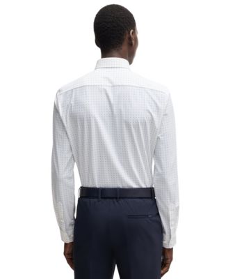 Men's Stretch Jersey Slim-Fit Dress Shirt