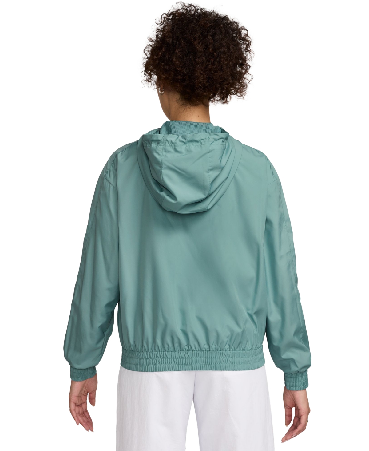 Nike Classic Hooded Zip Jacket In Green