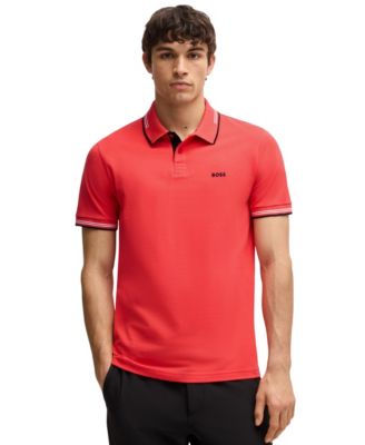 Hugo Boss - Men's Stretch-Cotton Slim-Fit Polo Shirt