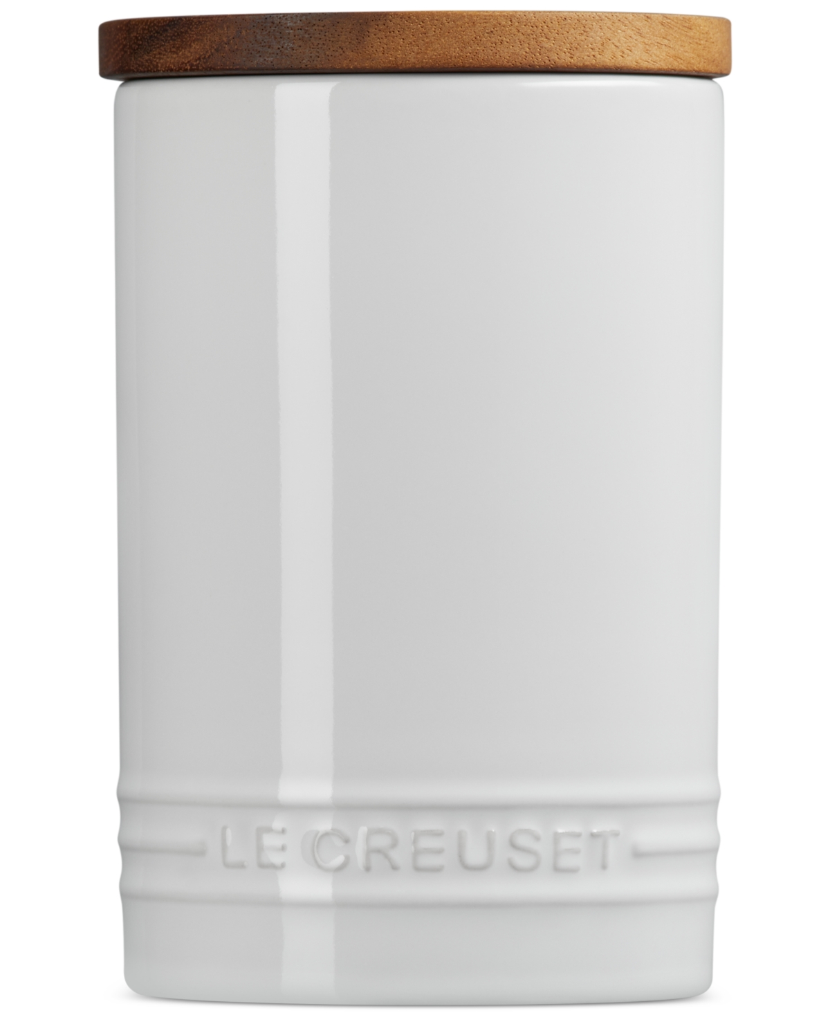 Le Creuset Signature Stoneware 26-ounce Storage Canister In White