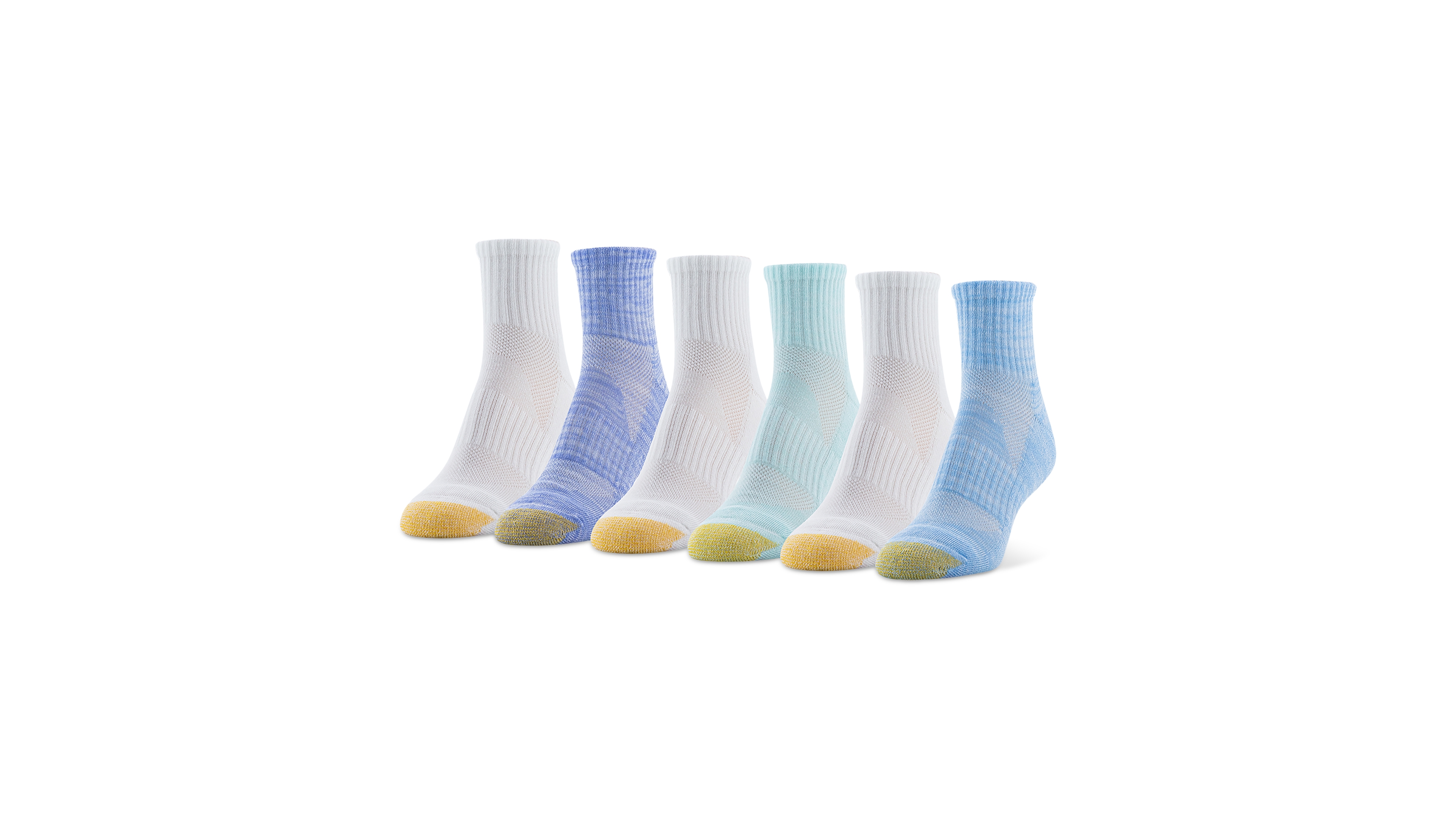 Gold Toe Women's 6-Pk. Sport Half-Cushion Quarter Socks 5825S5