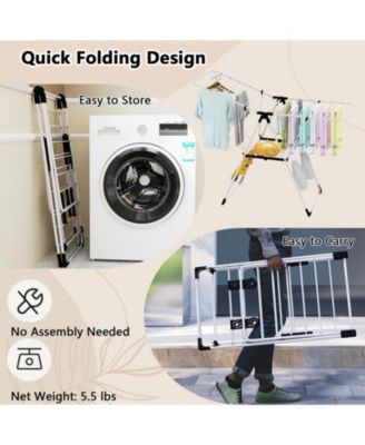 Portable Laundry Clothes Storage Drying Rack