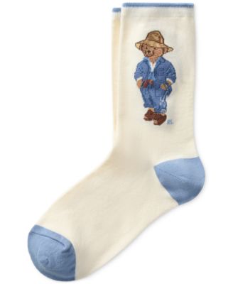 Polo Ralph Lauren - Women's Pre-Spring Traveler Bear Slack Socks