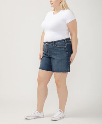 Plus Size Suki Mid Rise Curvy Fit Shorts