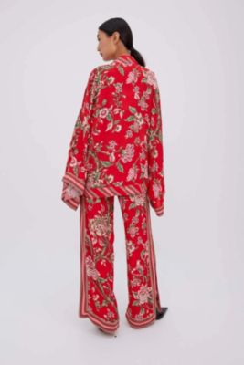 Женское красное кимоно Raishma Hallie от студии Raishma Studio