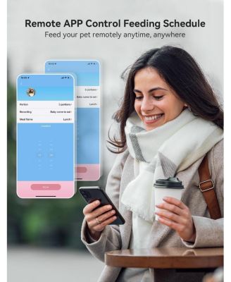 Automatic Dog Feeder with Camera, 7L Pet Feeder with 1080P HD Video, APP Control, 5G WiFi Smart Feeder for Dogs & Cats