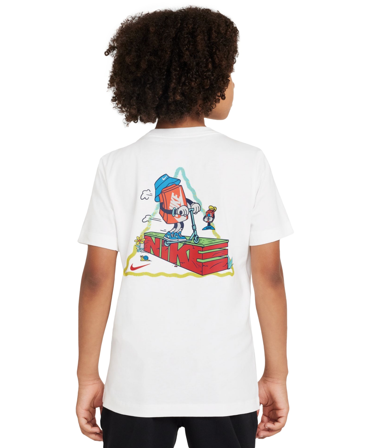 Nike Big Kids Sportswear Cotton Graphic T-Shirt