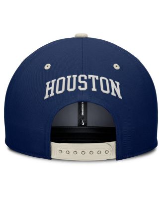 Мужская бейсболка Nike темно-синего / кремового цвета Houston Astros Pro Performance Snapback
