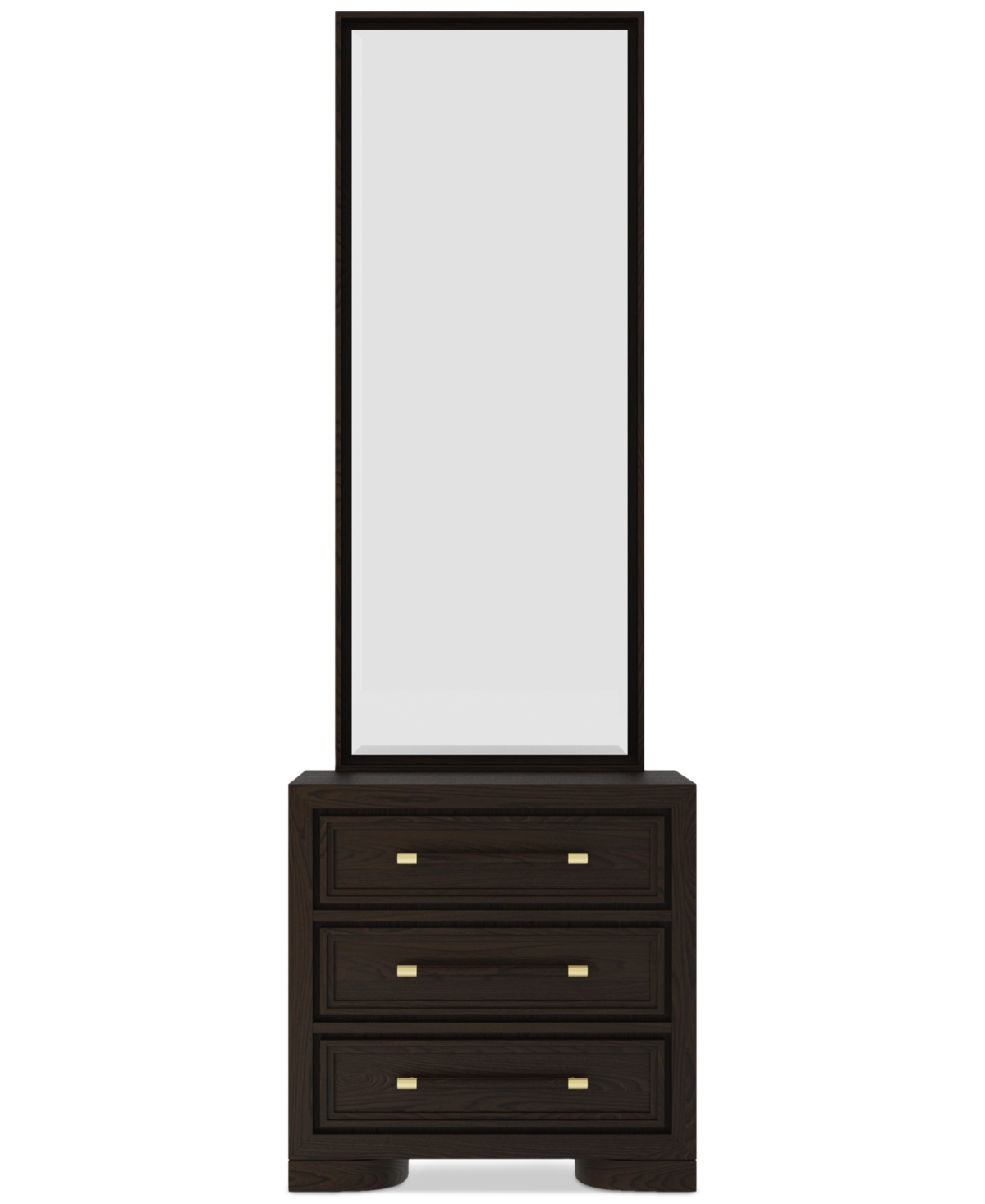 Macy's Mazen Nightstand In Dark Brown