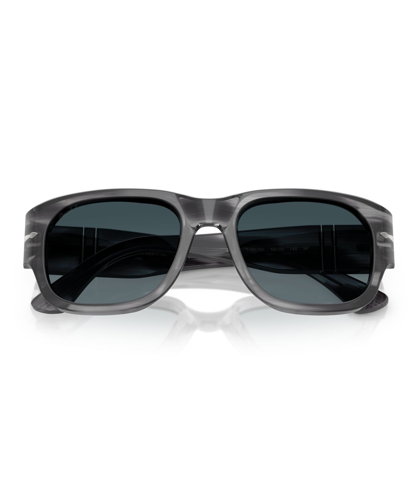 Солнцезащитные очки Persol Unisex Polarized Sunglasses, PO3380S, цвет: Полосатый серый — фото 2