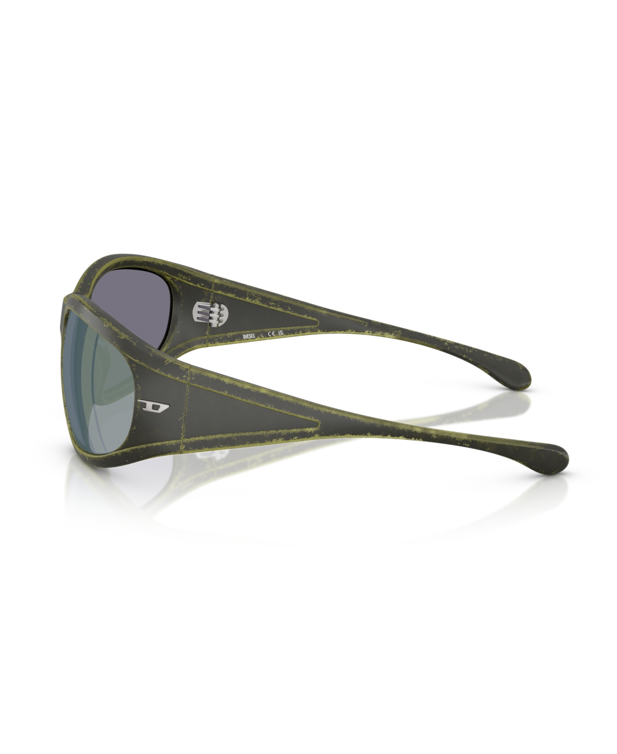 Diesel Unisex Sunglass Dl3002 In Rusty Green Black
