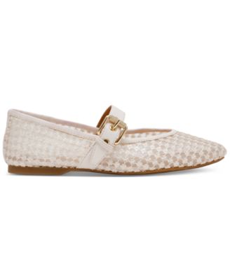 Women's Mulaney Floral Lace Mesh Mary Jane Flats