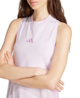 adidas Women's Essentials 3-Stripes Long Racerback Dress