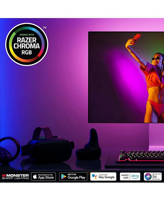 100Ft. Multi-Color Flow LED Light Strip - Gray