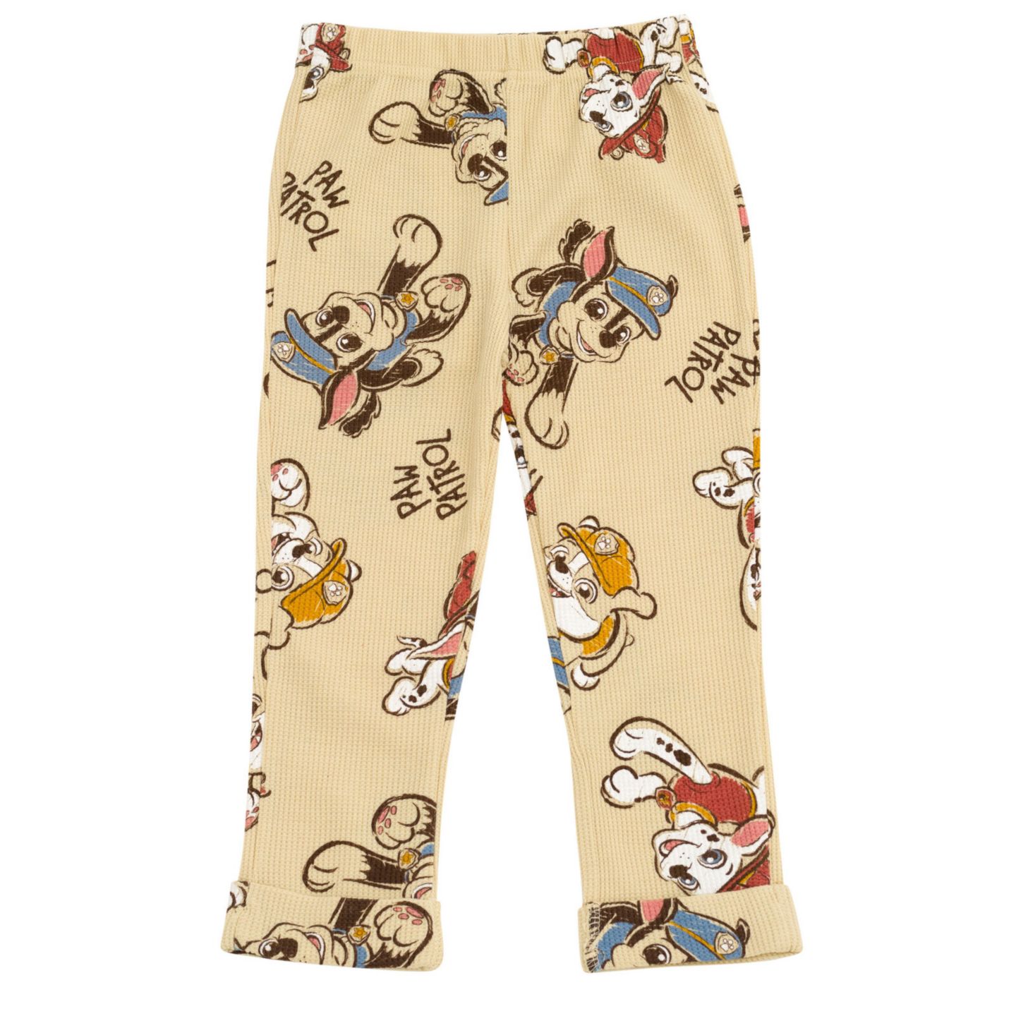 Детский комплект Paw Patrol Toddler Boys Loungewear 2-Piece Sweatshirt and Waffle Pants Set, цвет: Бежевый — фото 4
