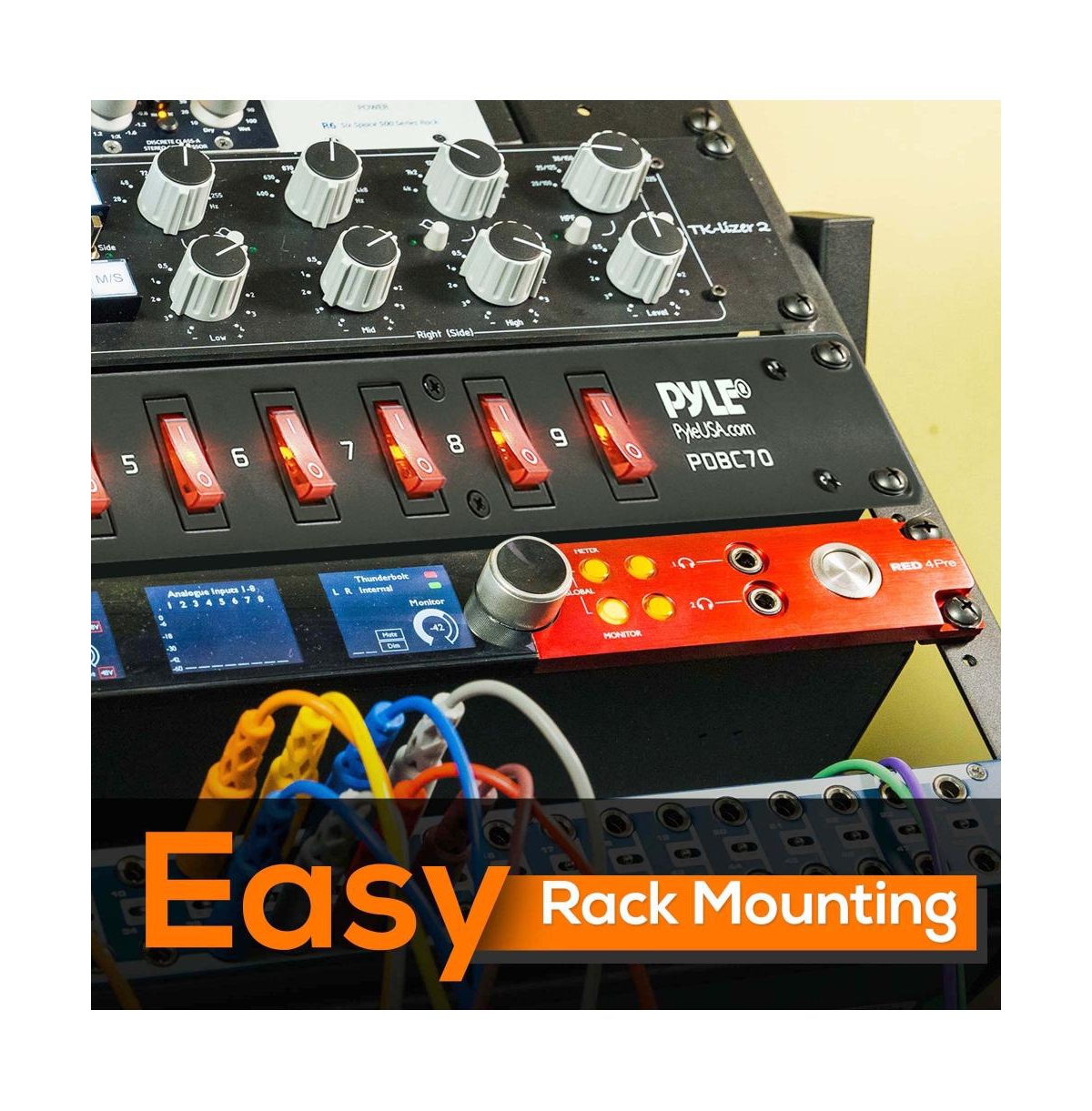 Pyle 15 Amp Power Supply Control Unit – Rack Mountable with 9 Outlets (1800VA)