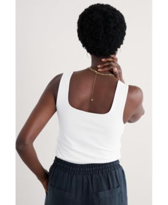 Женская майка Cloud Pass с квадратным вырезом из морской соли Cornwall для женщин