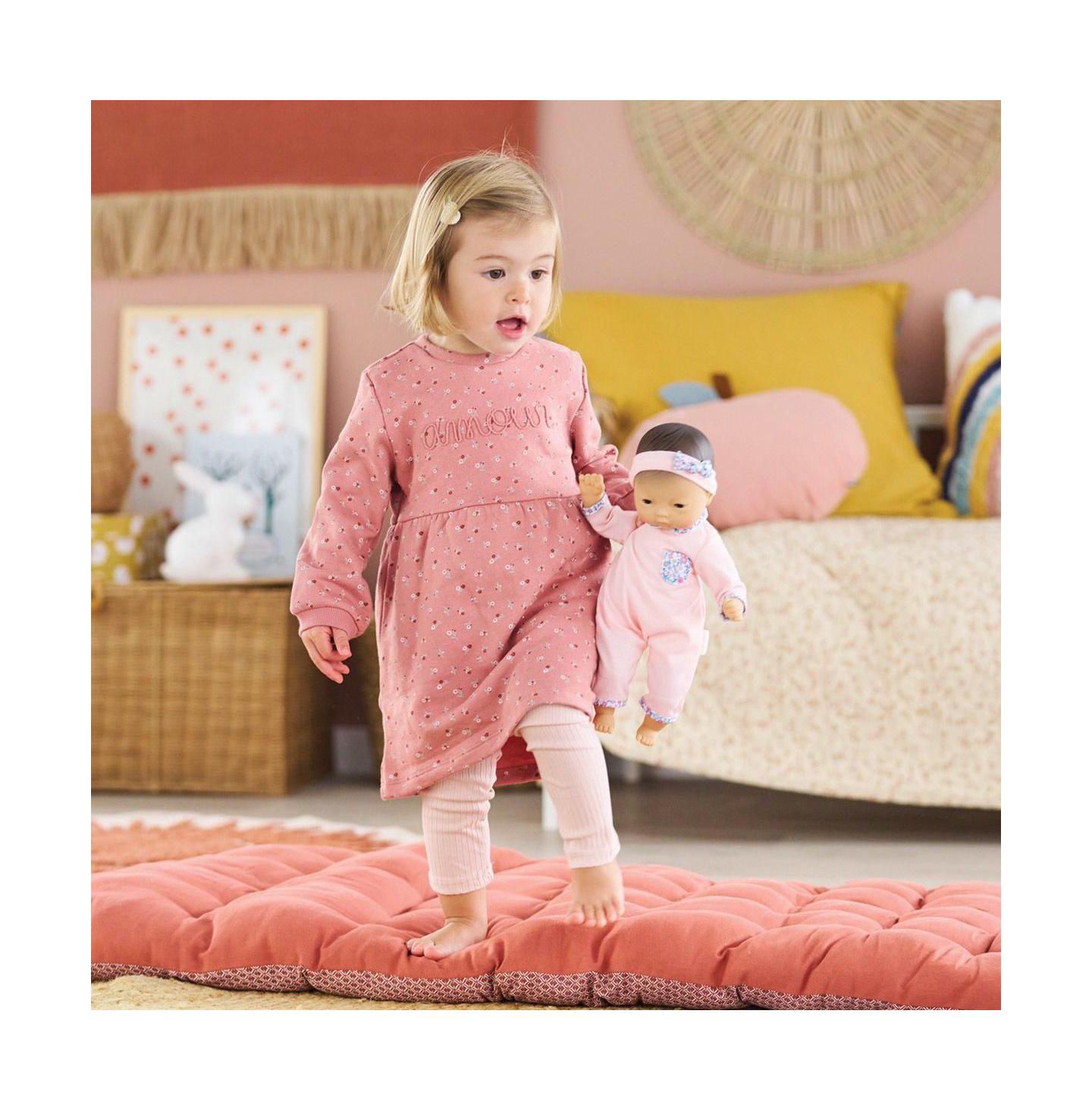 Детская кукла Corolle Bebe Calin Mila 12" Baby Doll, цвет: Розовый — фото 2