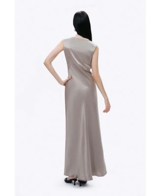 Women's Cowl Neck Maxi Dress