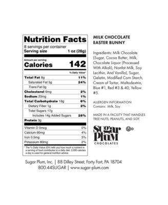 Milk Chocolate Solid Easter Bunny, 8oz