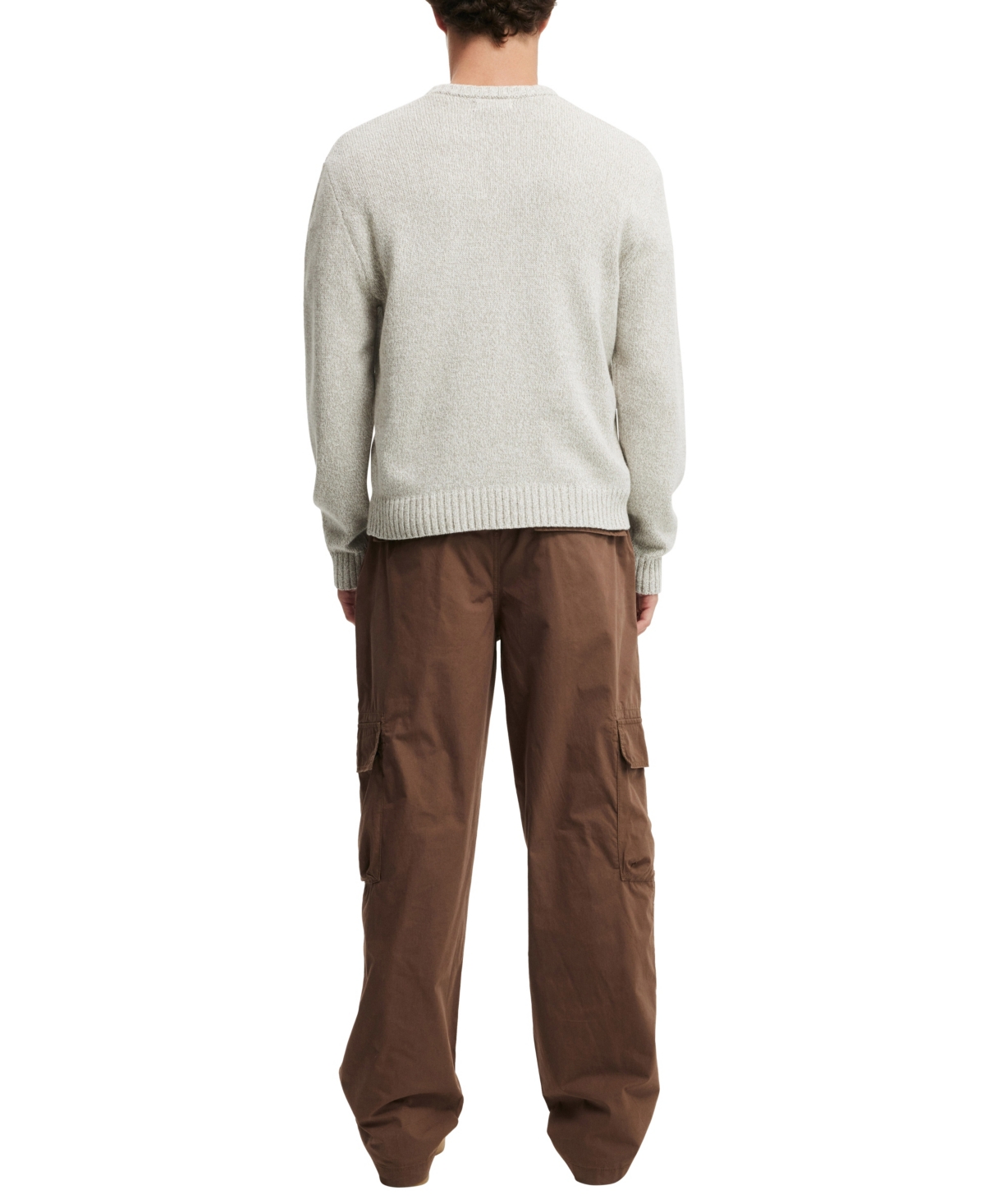 Shop Cotton On Men's Baggy Cargo Pants In Chocolate Brown