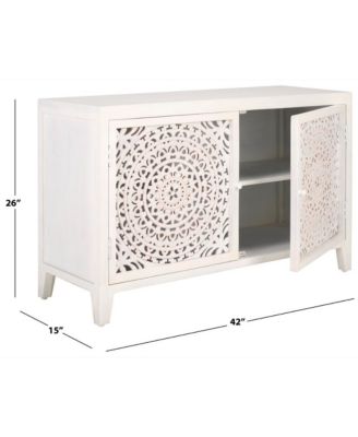 Raelie 2 Shelf 2 Door Media Stand
