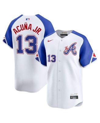 Nike - Men's Ronald Acuna Jr. White Atlanta Braves City Connect Limited Player Jersey
