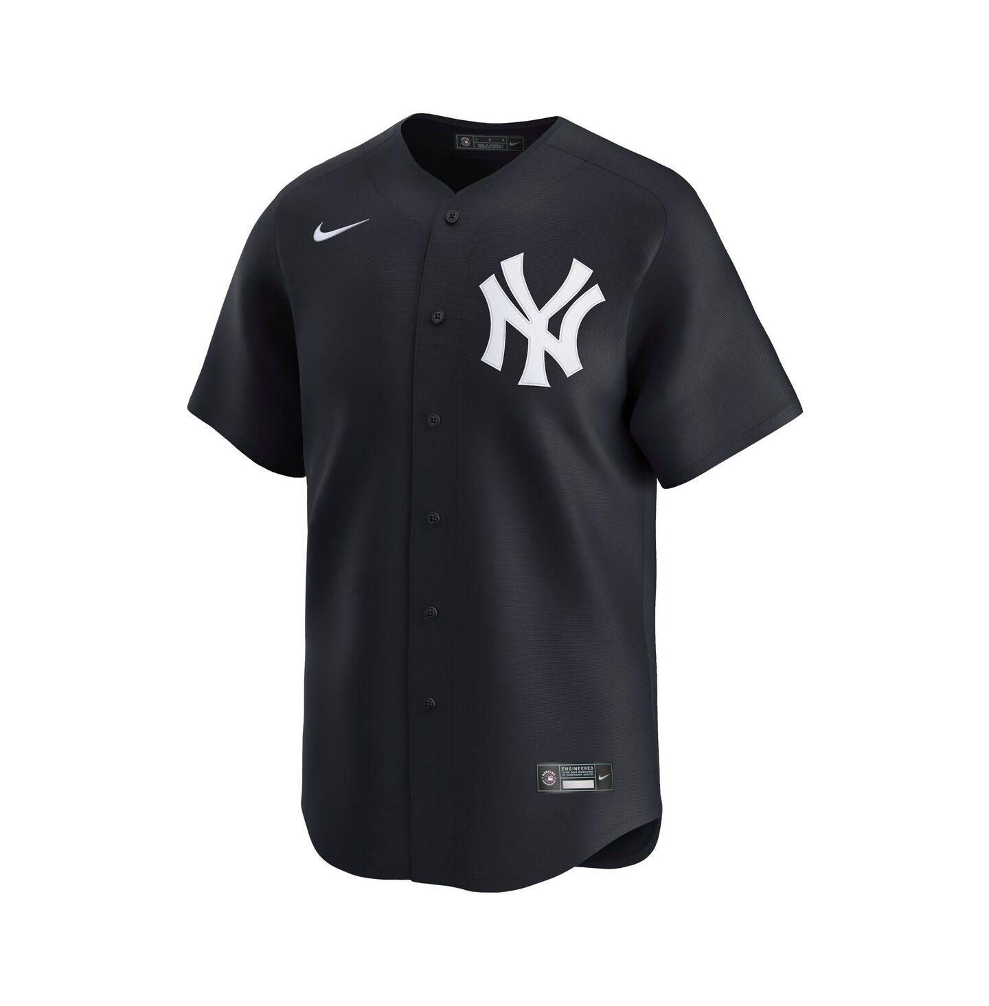 Мужской топ Nike Aaron Judge Navy New York Yankees Alternate Limited Player Jersey — фото 3
