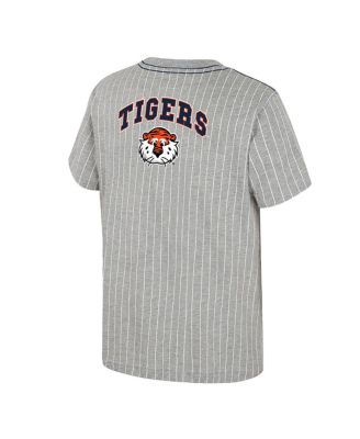 Big Boys and Girls&nbsp;Heather Gray Auburn Tigers Airball Baseball T-Shirt