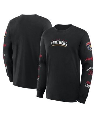 Fanatics - Men's Black Florida Panthers Boxed In Legacy Long Sleeve T-Shirt